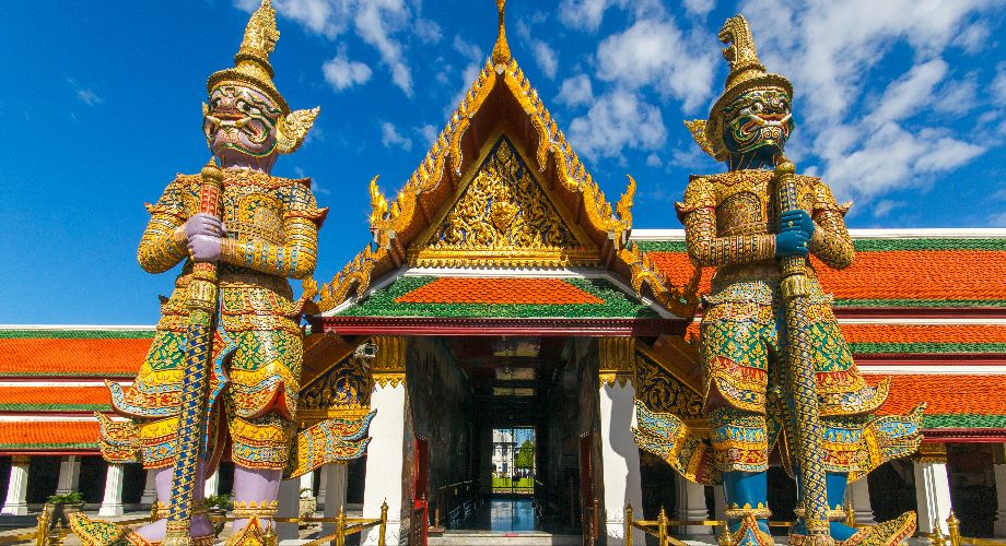 Demon Guardian statues at Wat Phra Kaew, Bangkok