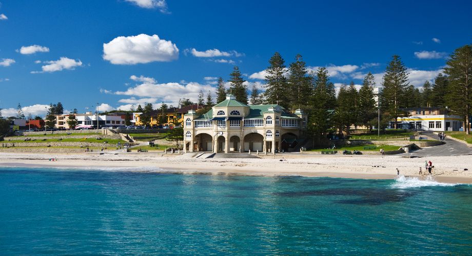 Das Indiana Teahouse am Cottesloe Beach in Perth