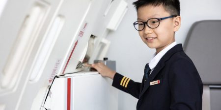 Wish comes true for boy with sky-high ambitions