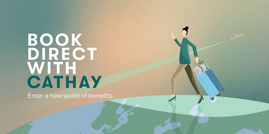 Three advantages of booking directly with Cathay Pacific