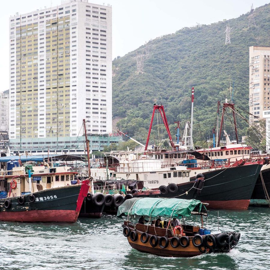 Fishing boat in Hong Kong