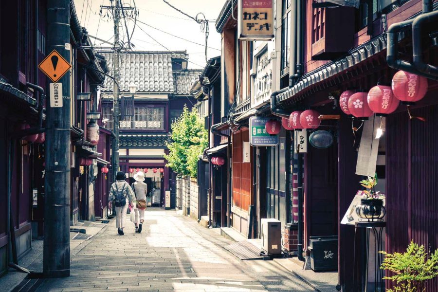 Street scene in Kanazawa