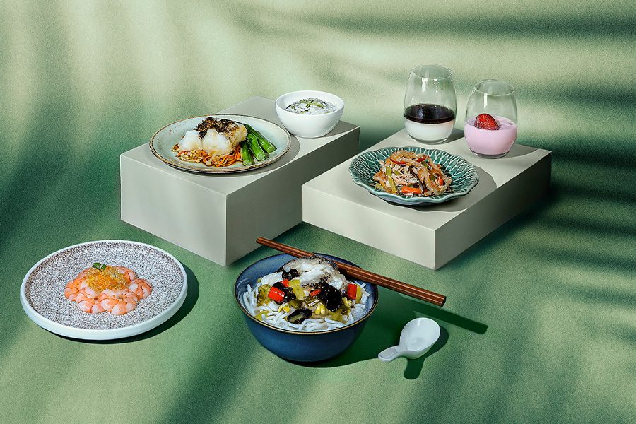 Cathay inflight dining