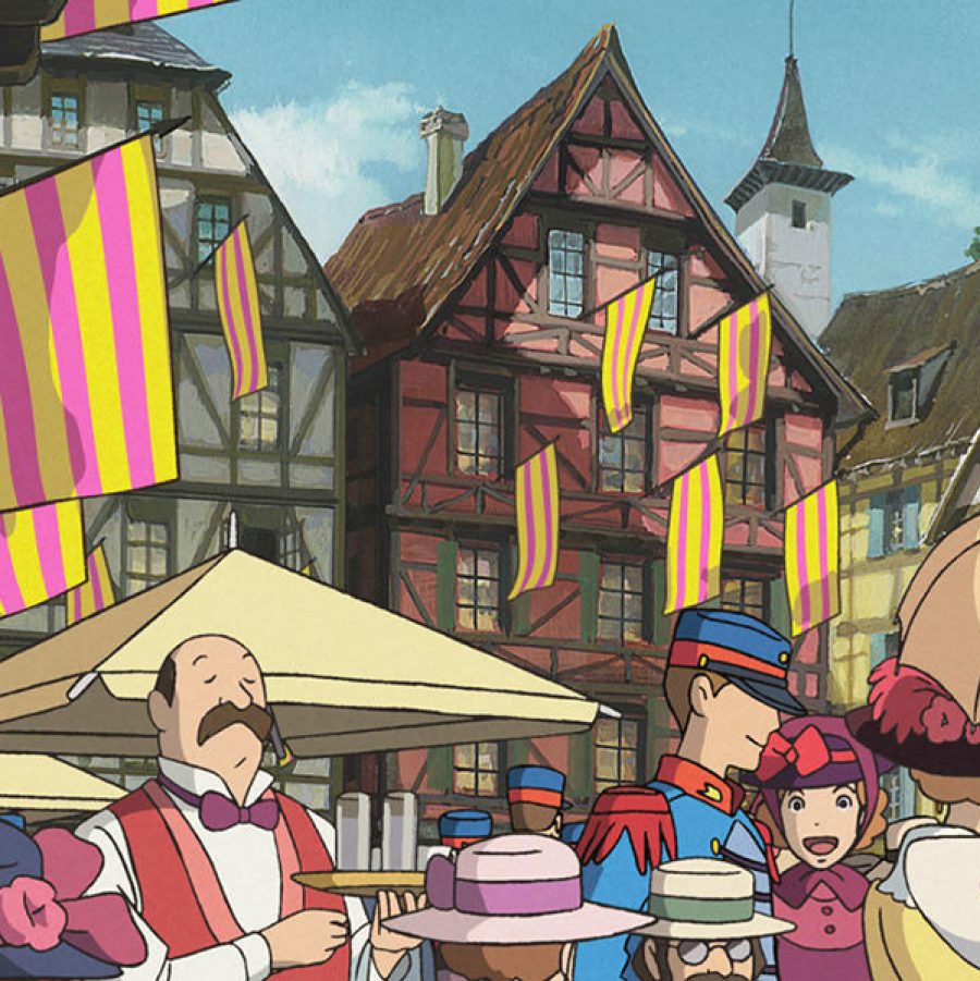 A scene from Howl's Moving Castle