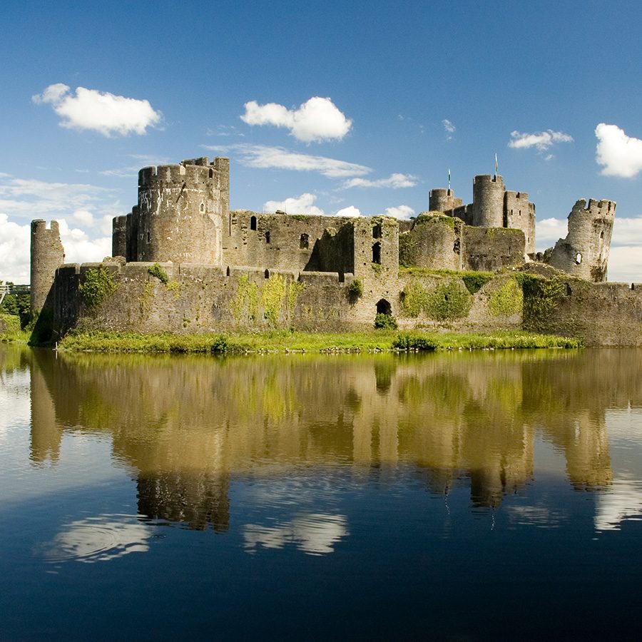 Caerphilly Castle, Wales