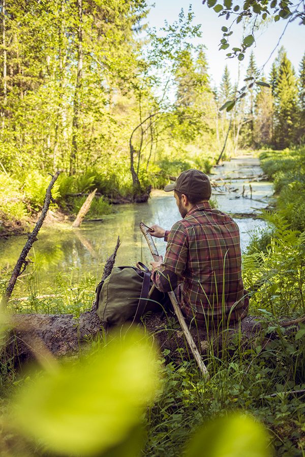 Man in the wilderness. Credit: Getty Images