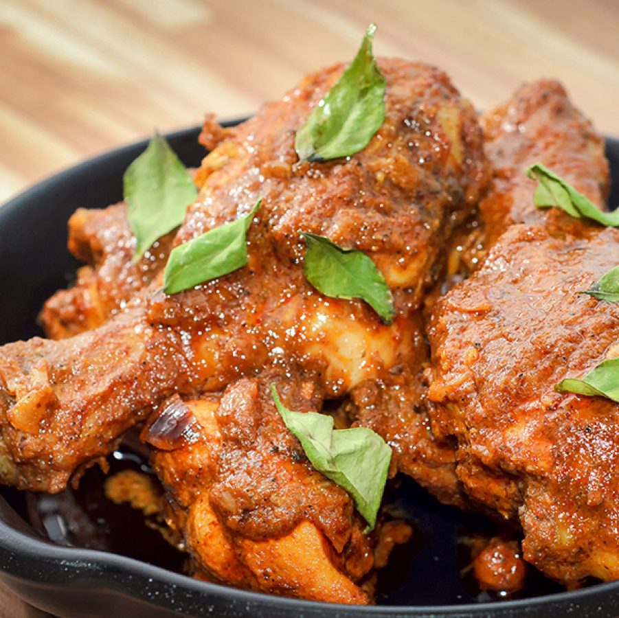 Chicken ghee roast