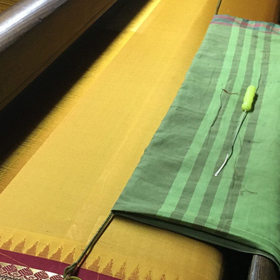 Silks and cottons at a textile shop. Courtesy image