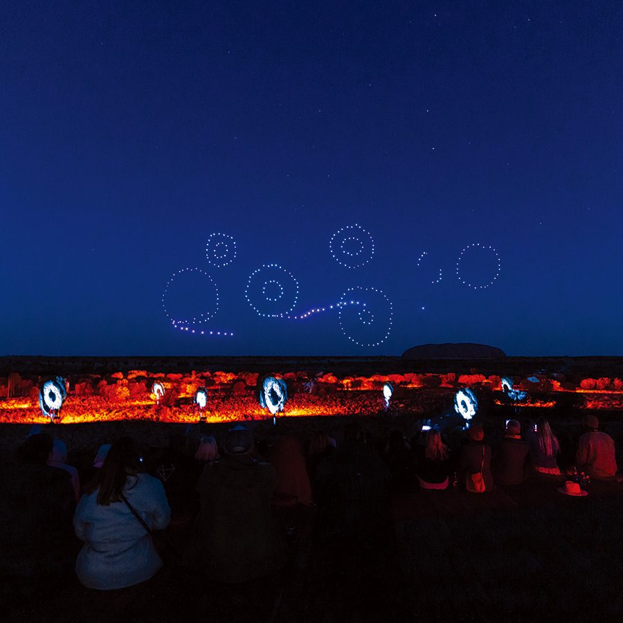 Uluru drone show