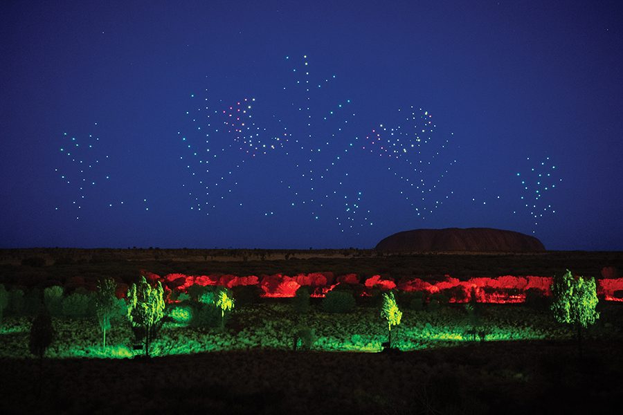 Uluru drone show