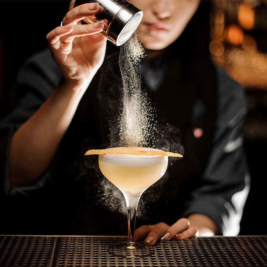 Dusting cocktail