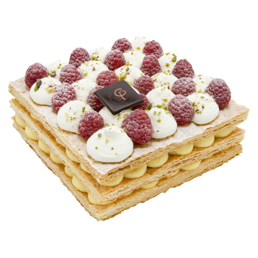 Giovanni Pina raspberry millefoglie cake