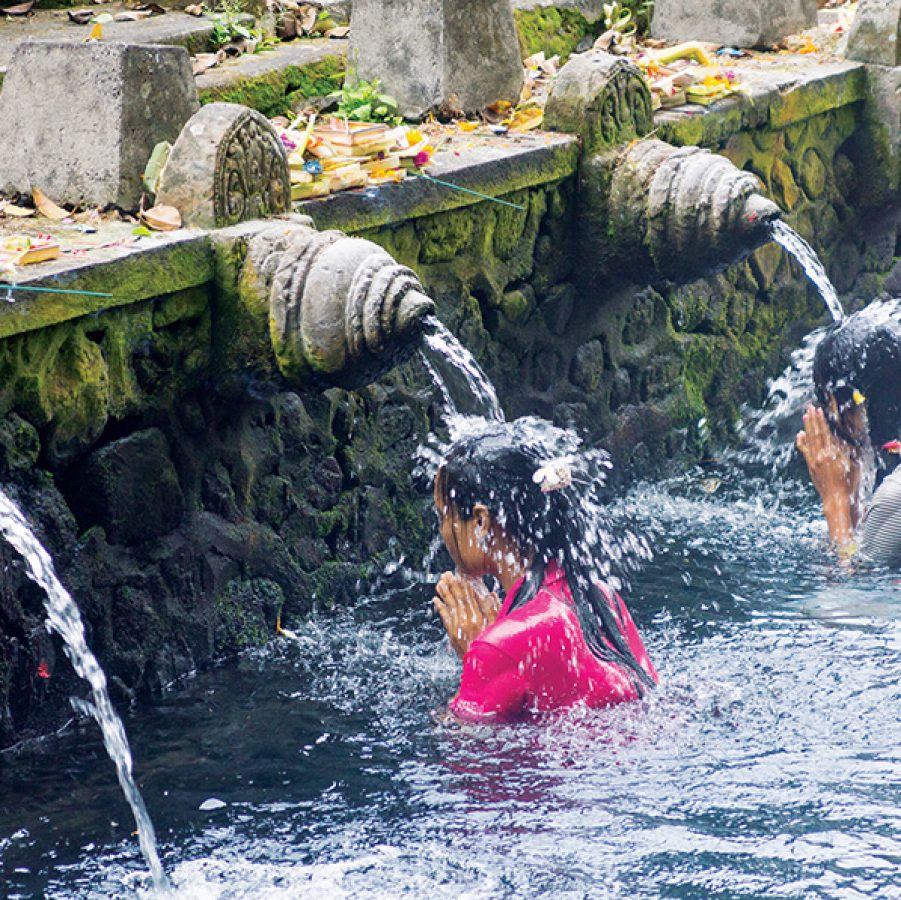 Embark on a spiritual journey in Ubud, Bali. Credit: Getty Images