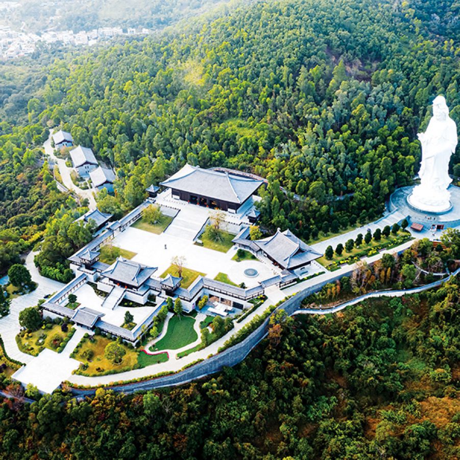 Walk and meditate at Tsz Shan Monastery, Hong Kong. Credit: Getty Images