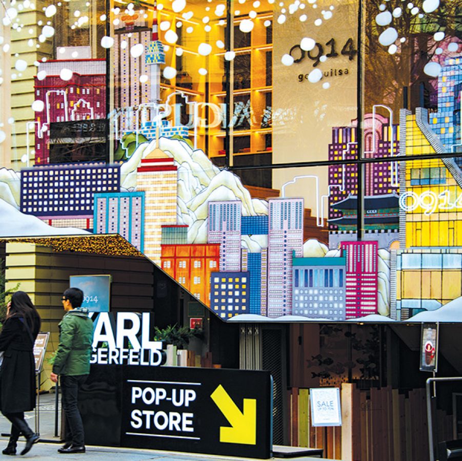 Shop ’til you drop in Seoul. Credit: Getty Images