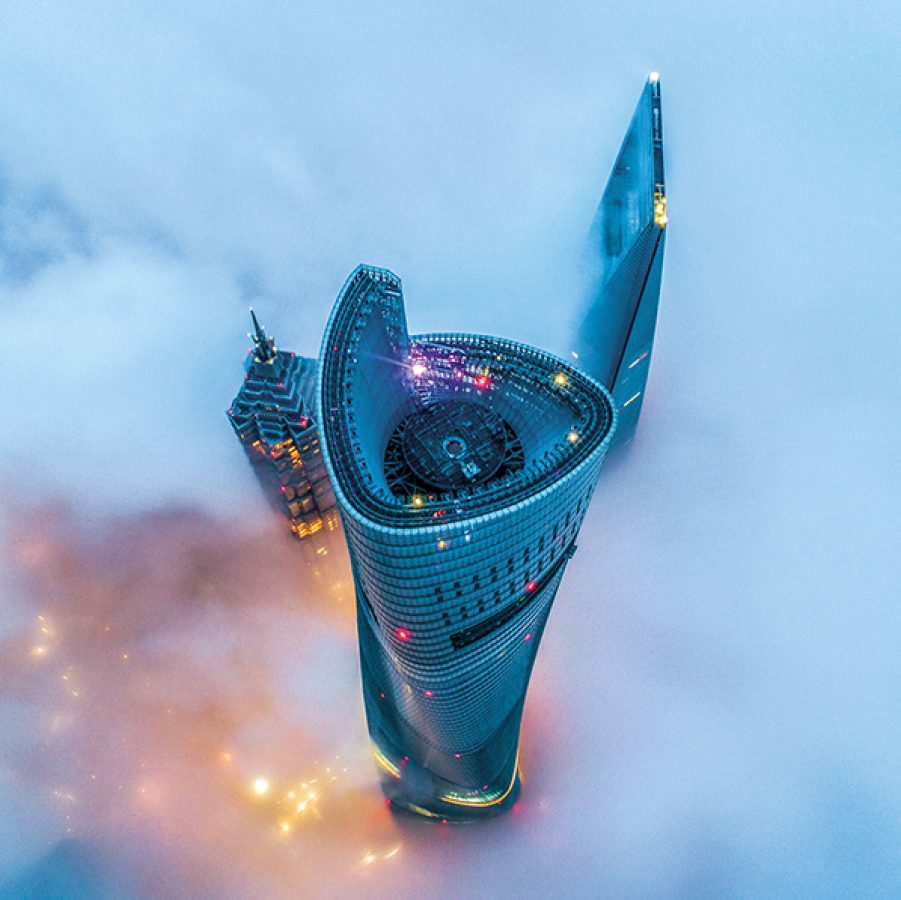 Ride the world’s fastest elevator to the top of Shanghai Tower. Credit: Getty Images