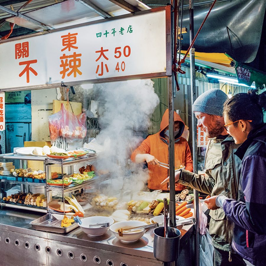 Eat your way through Taipei’s night markets. Credit: Getty Images