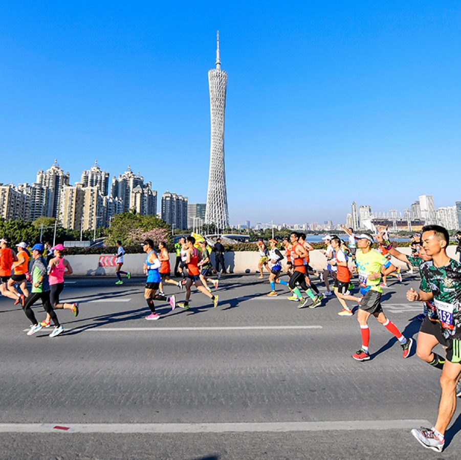 Guangzhou and Shenzhen marathons