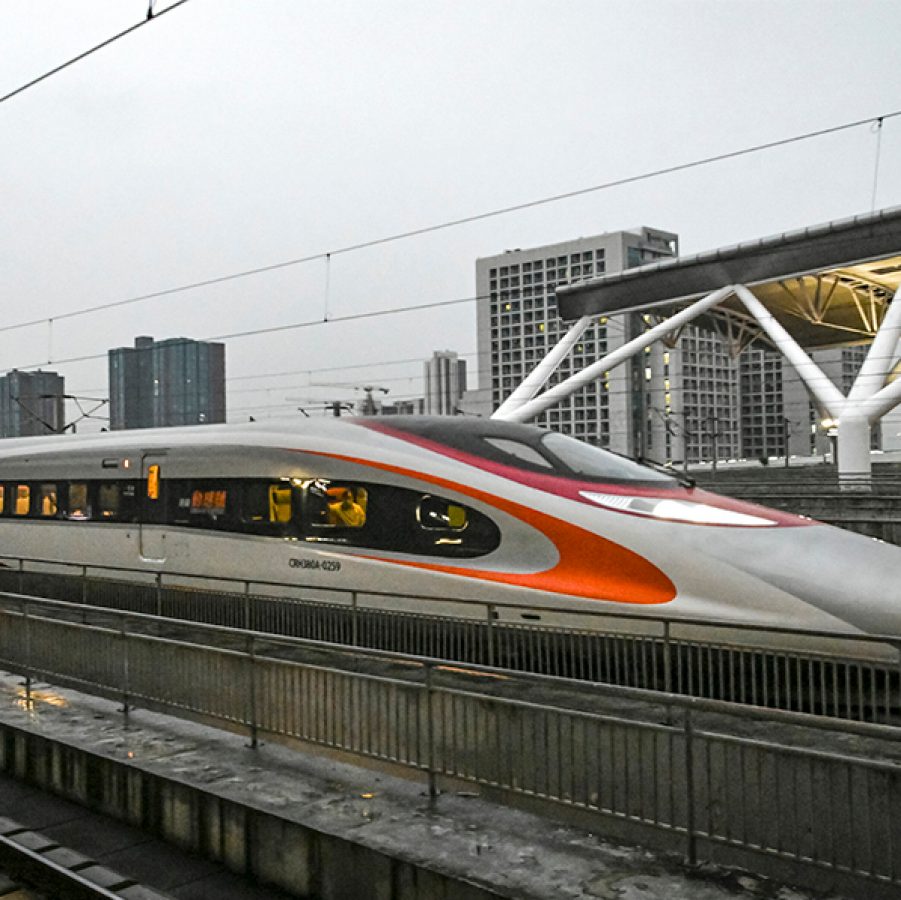 Guangzhou highspeed railway station. Credit: Getty Images