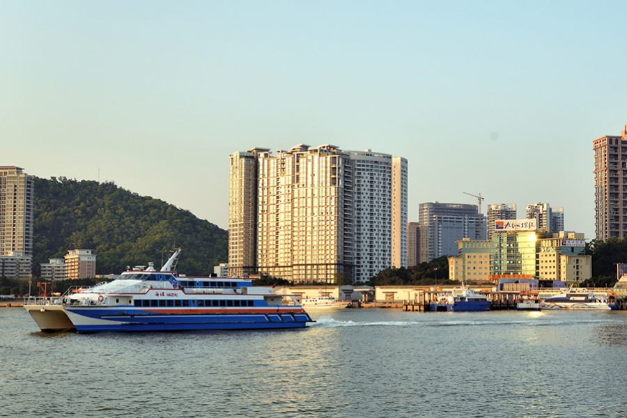 Hong Kong to Zhuhai ferry. Credit: Getty Images