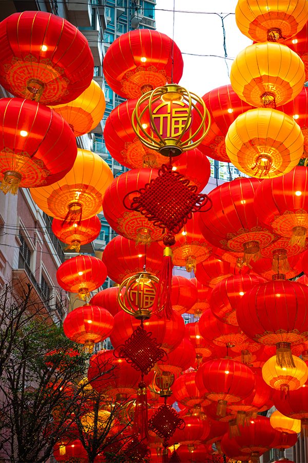 Lee tung avenue red lanterns