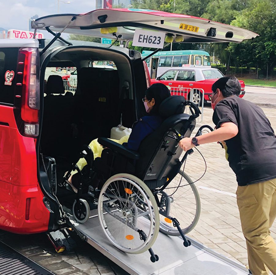 Wheelchair-friendly taxis