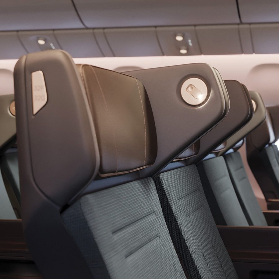 New Cathay Pacific premium economy seats