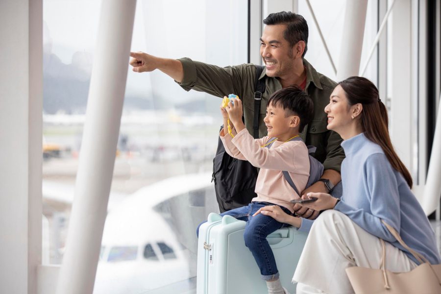 Transit at Hong Kong international airport